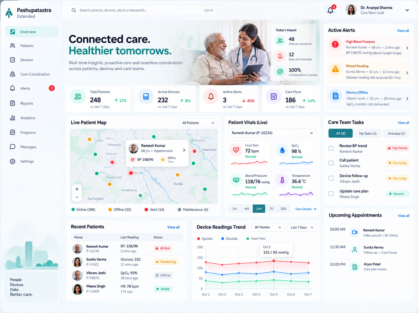 Hero platform screenshot