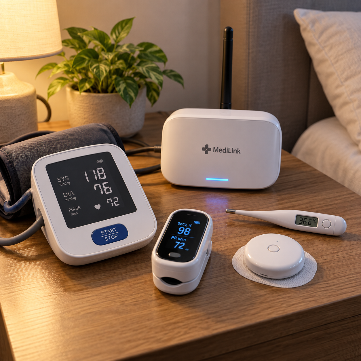 Connected device photograph