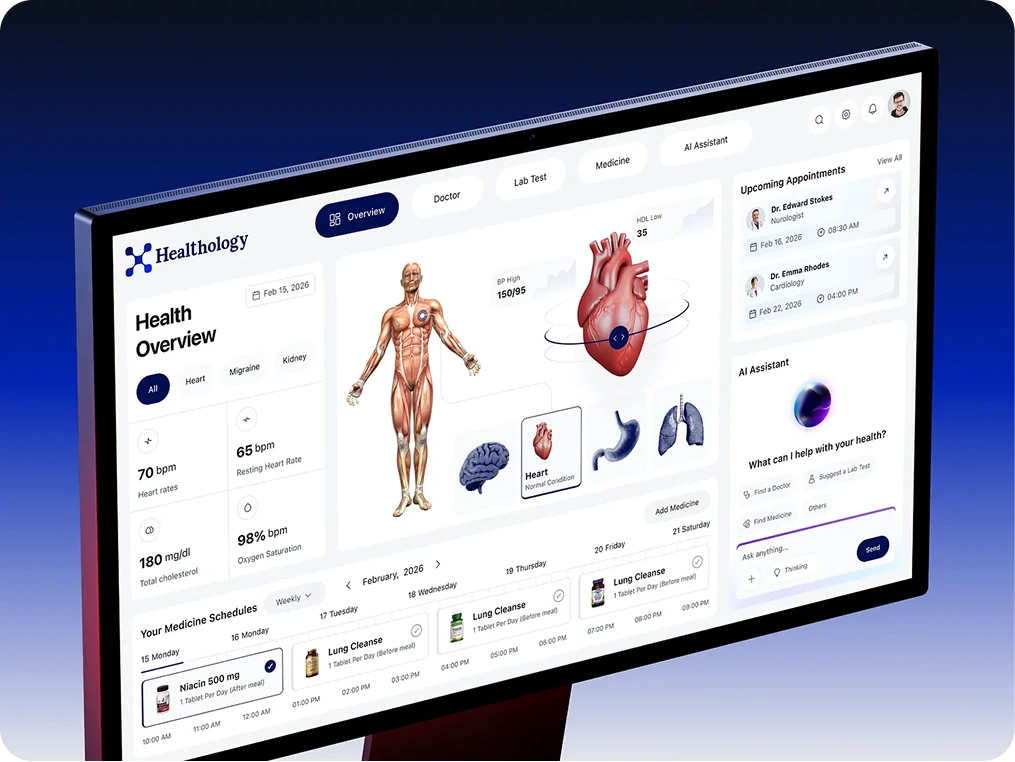 Remote patient monitoring interface